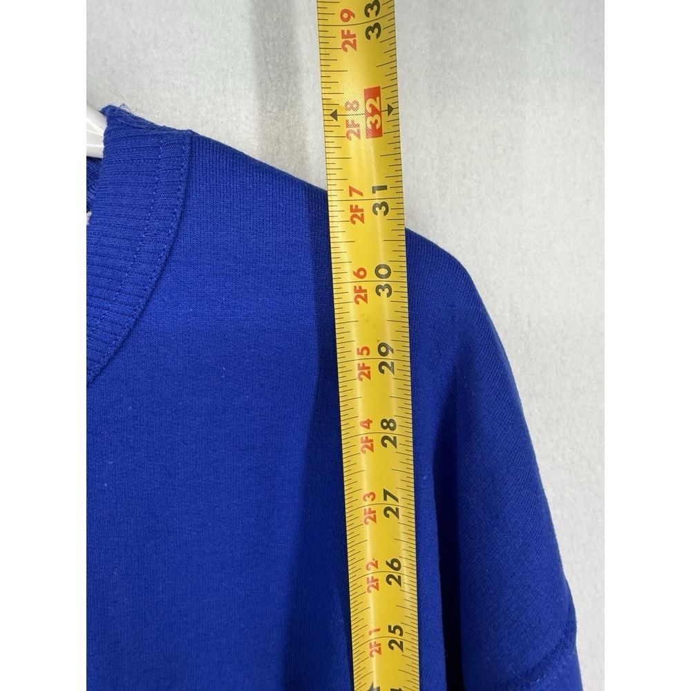 Champion Men's Royal Blue Powerblend Crewneck Sweatshirt Size 2XL - Picture 6 of 7